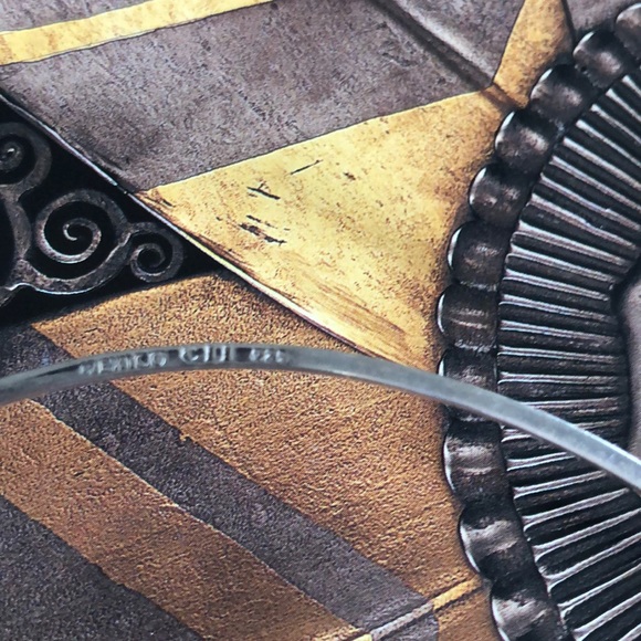 Sterling silver choker with turquoise - Picture 3 of 4